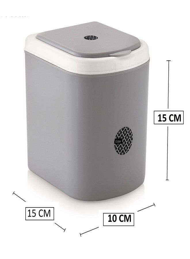 نابيا مجموعة نابيا المكونة من 3 قطع من صناديق النفايات الصغيرة للتخلص من القمامة، مناسبة للسيارة والمكتب والمنزل (متعددة الألوان) - Image 3